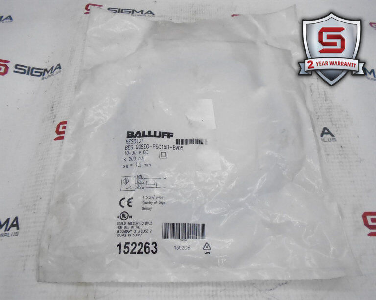 BALLUFF G08EG-PSC15B-BV05 SENSOR - High-Performance Motion Detection - BALLUFF