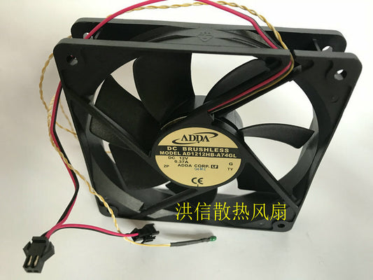 1pcs ADDA AD1212HB-A74GL DC12V 0.37A 120*25MM 12CM 12025 Fan