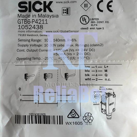 1PC Sick GTB6-P4211 GTB6P4211 Photoelectric Sensor