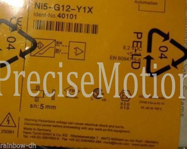 1PC TURCK NI5-G12-Y1X PROXIMITY SWITCH -