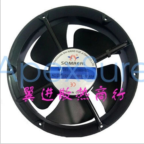 1pcs SOMREAL XY20060HBL 220V 0.45A full circle welder cabinet cooling fan