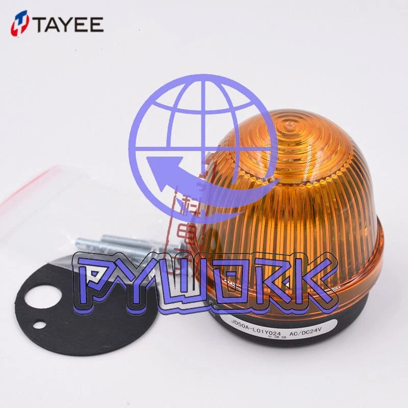 1PCS TAYEE JD50A-L01Y024 AC/DC 24V Alarm light Yellow