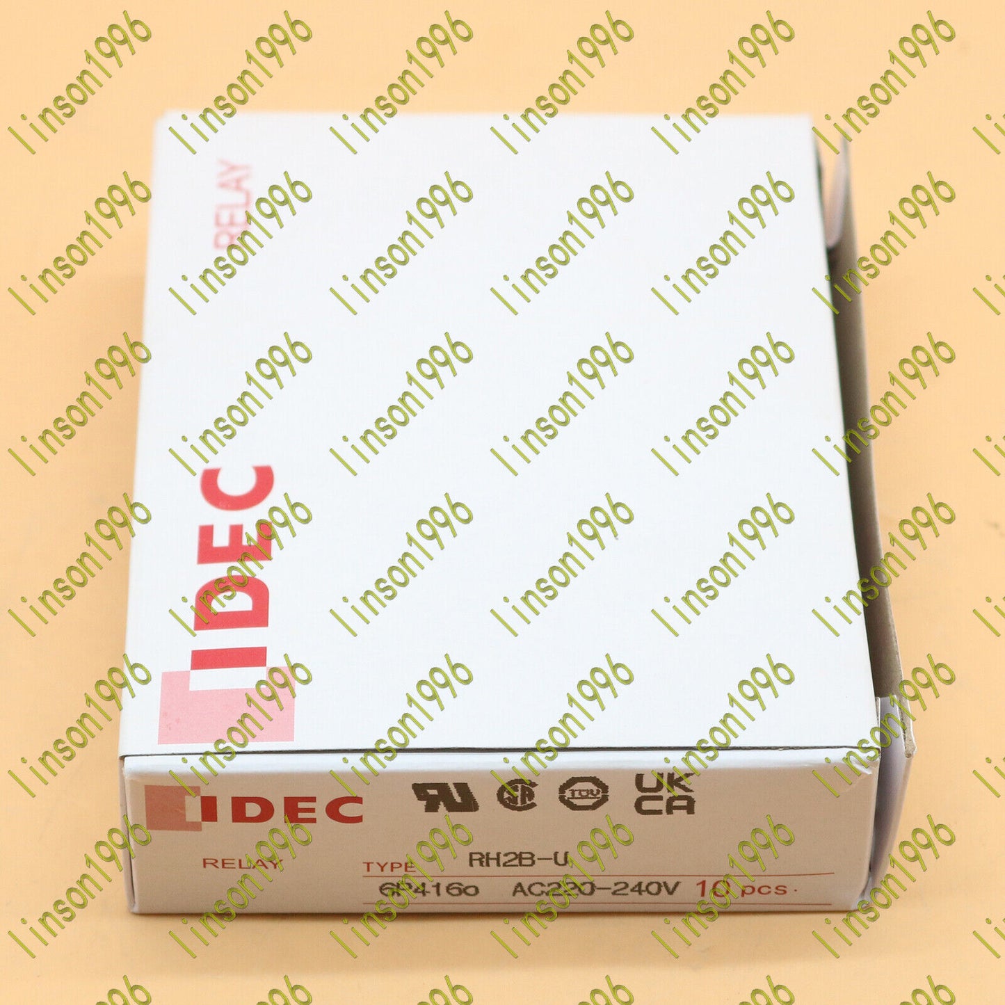 10-PC IDEC Relay RH2B-U 220VAC In-Box - IDECC