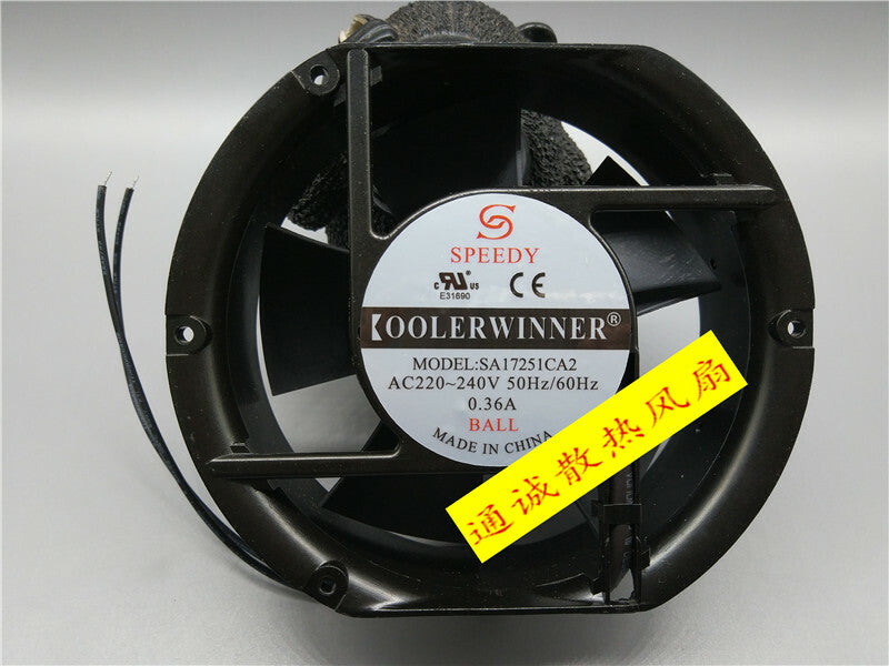 1pcs SPEEDY SA17251CA2 AC220V-240V 0.36A 17CM cooling fan