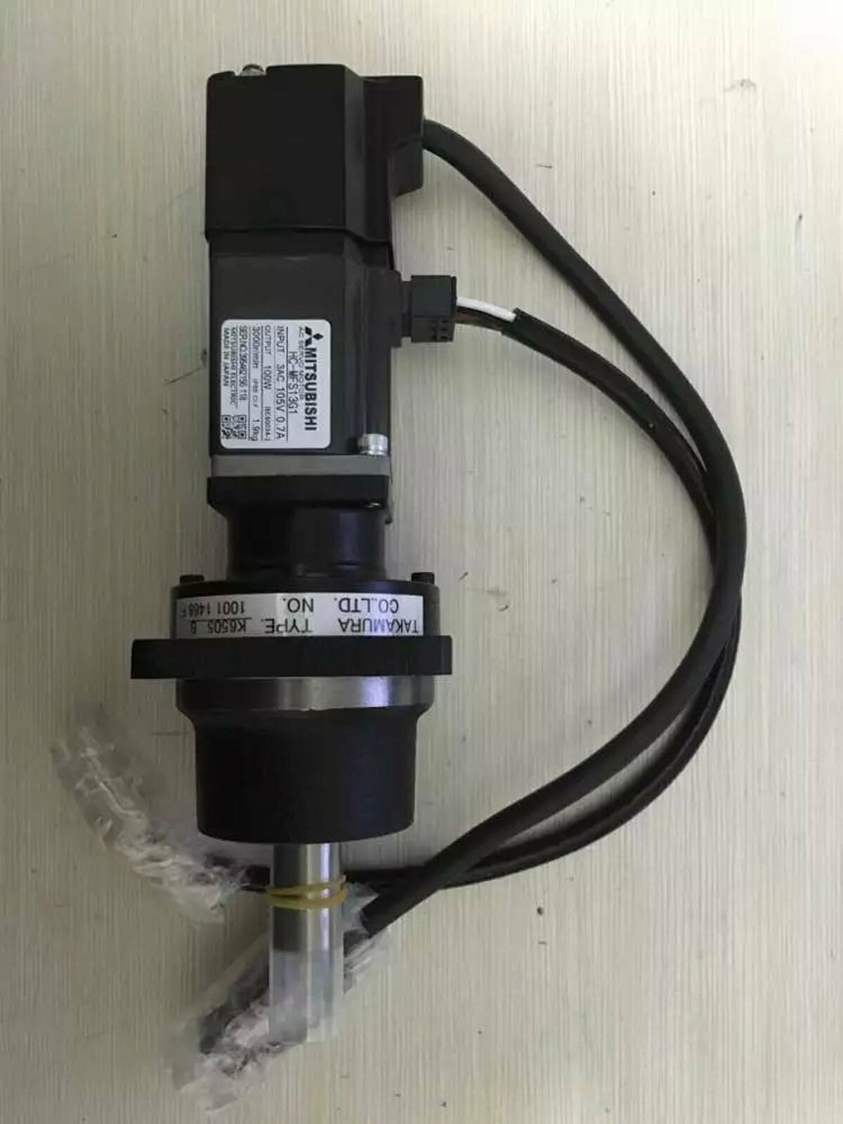 Mitsubishi ONE AC Servo Motor HC-MFS13G1 One Year - MITSUBISHI