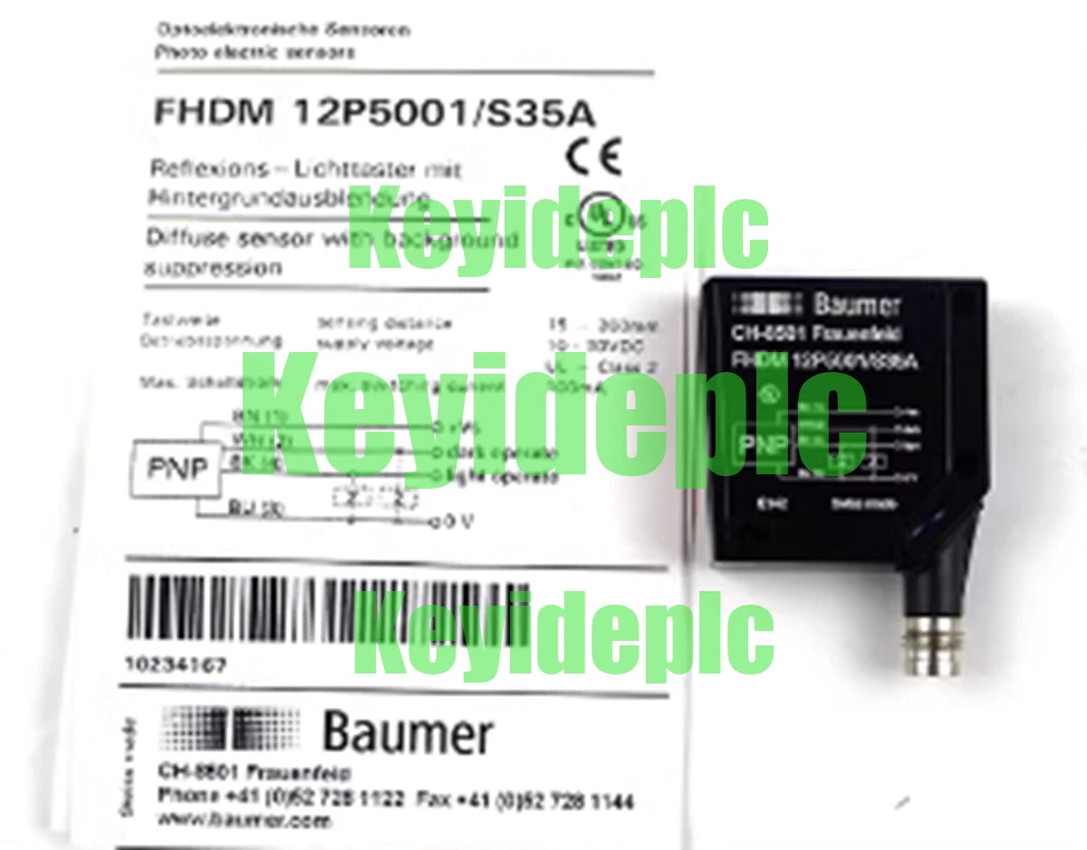 Baumer FHDM 12P5001/S35A Photo Electric Sensor Switch #ke