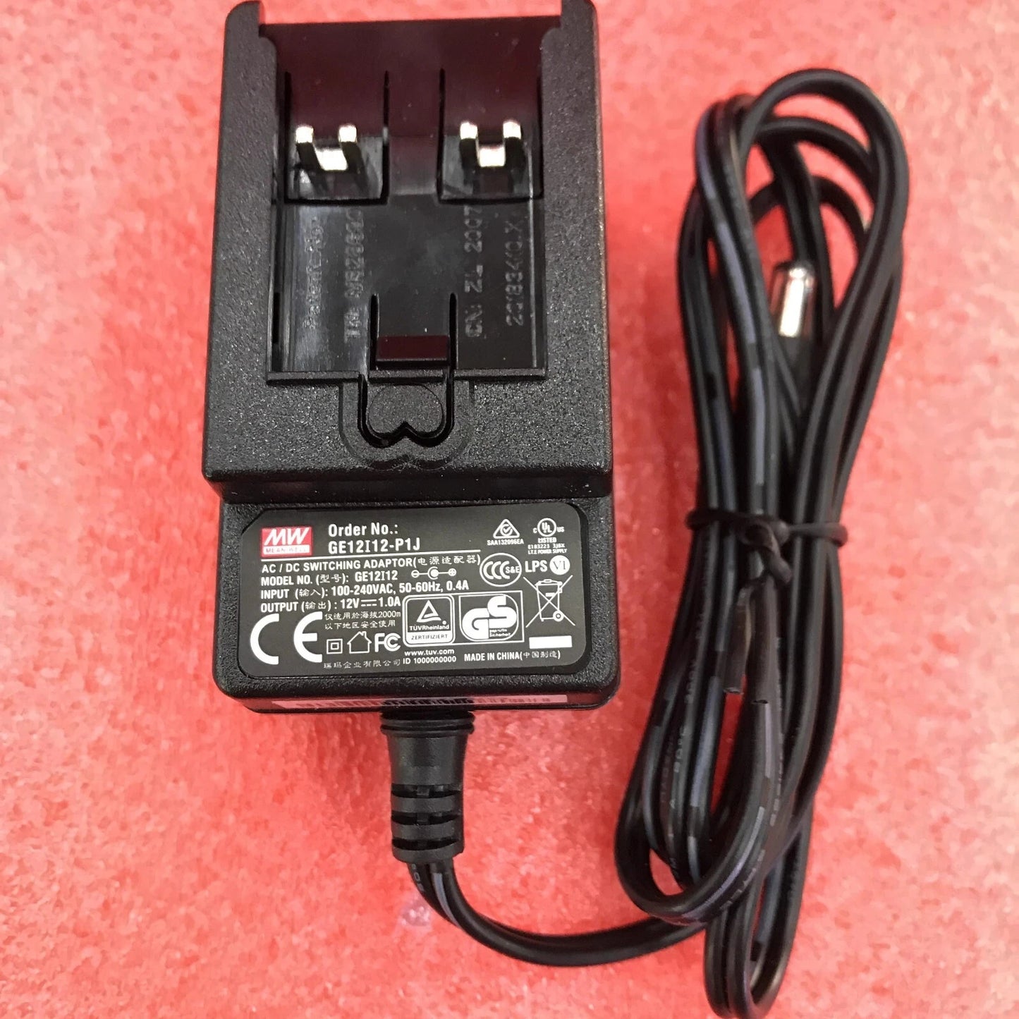 Meanwell GE12I07-P1J 12W 7.5V 1.33A Power Adapter
