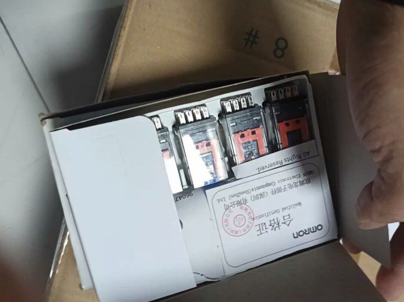 10PCS/1Box Omron MY4INGS Relays 24VDC 220V/240VAC Free Ship