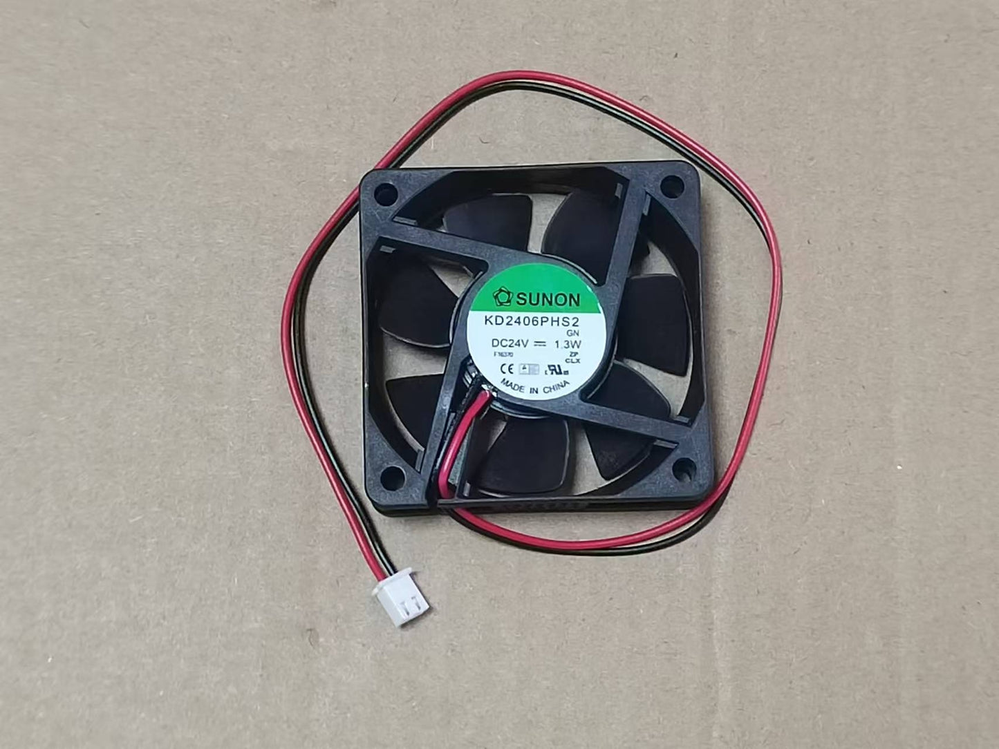 new SUNON KD2406PHS2 24V 1.3W 6015 31dBA 3800RPM Double Ball Inverter Fan 2-wire