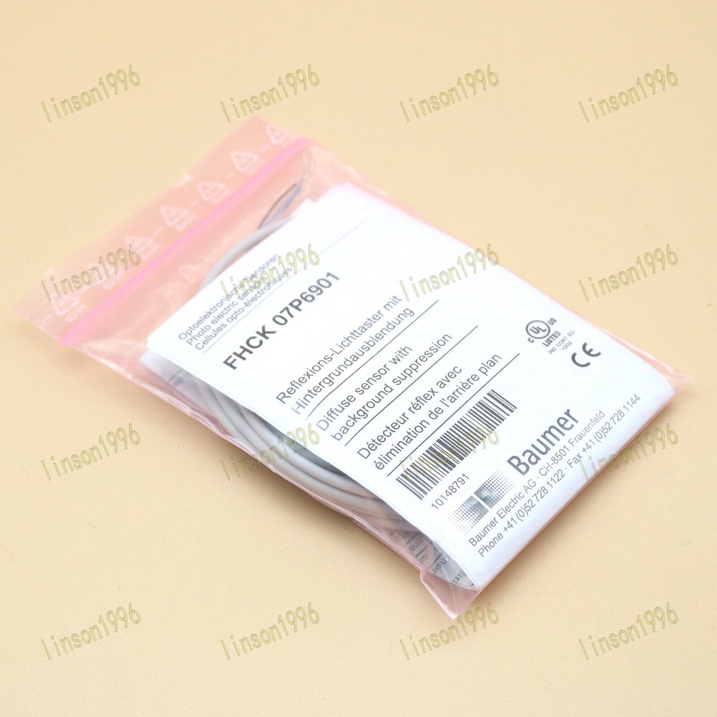 1PC Baumer FHCK Electric Sensor 07P6901 - BAUMER