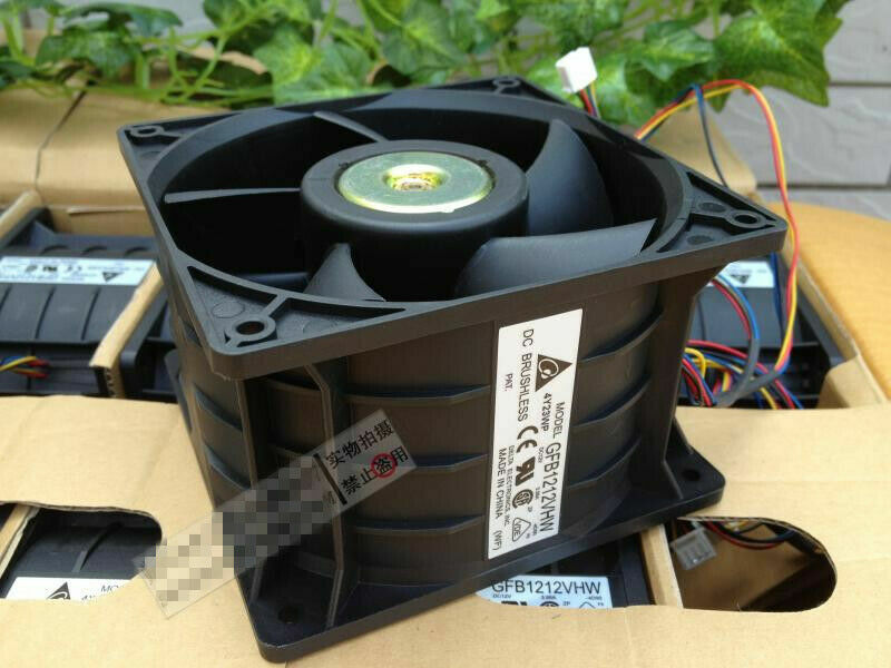 new 1PC Delta GFB1212VHW 12V 3.98A 12076 dual motor high speed violence cooling fan