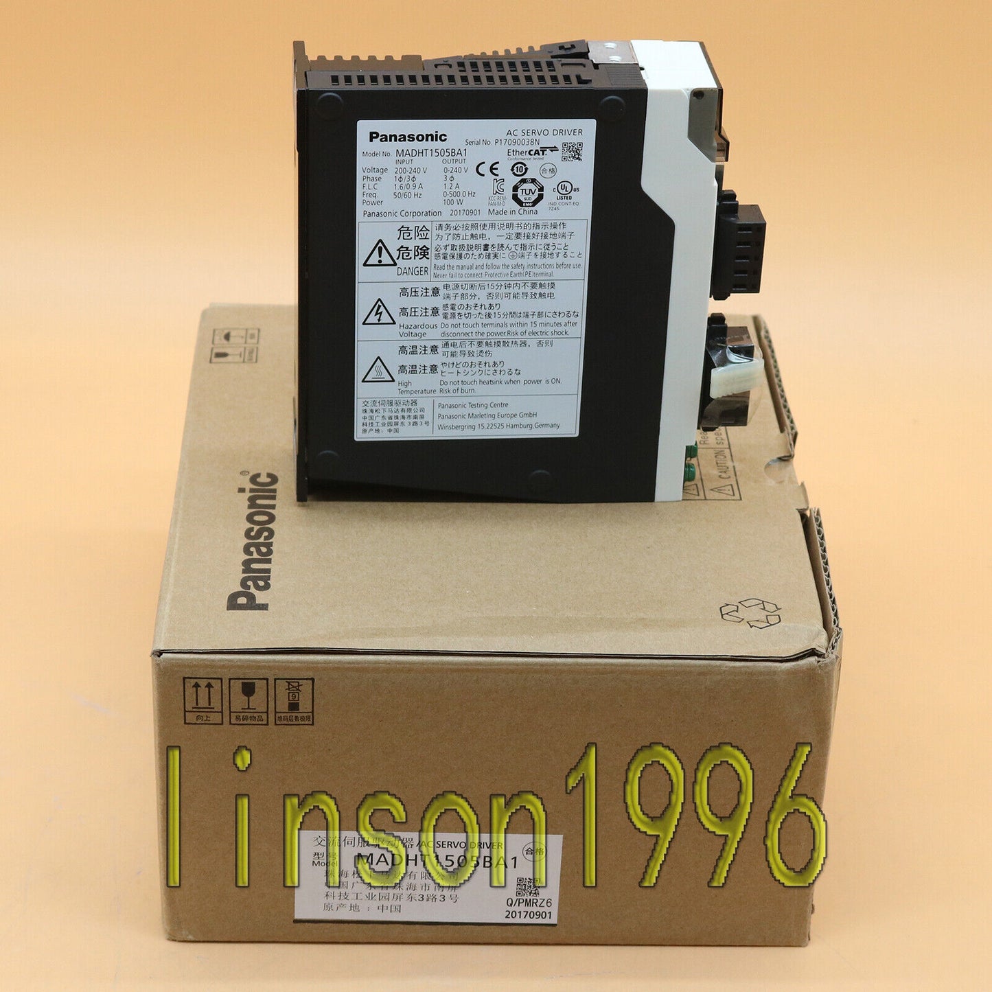 New Panasonic AC Servo Driver MADHT1505BA1 - One-Year Warranty - PANASONIC