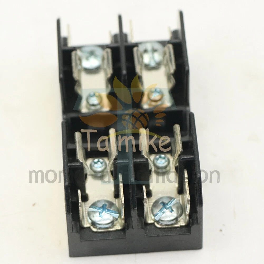 Cooper Bussman BM6032SQ Buss Fuse Block 30A 600V Fuse Holder 2 Pole 10*38mm #MO