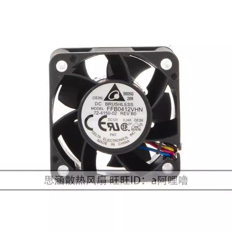 Delta FFB0412VHN-R00 4028 DC12V 0.24A 4CM Server Cooling Fan