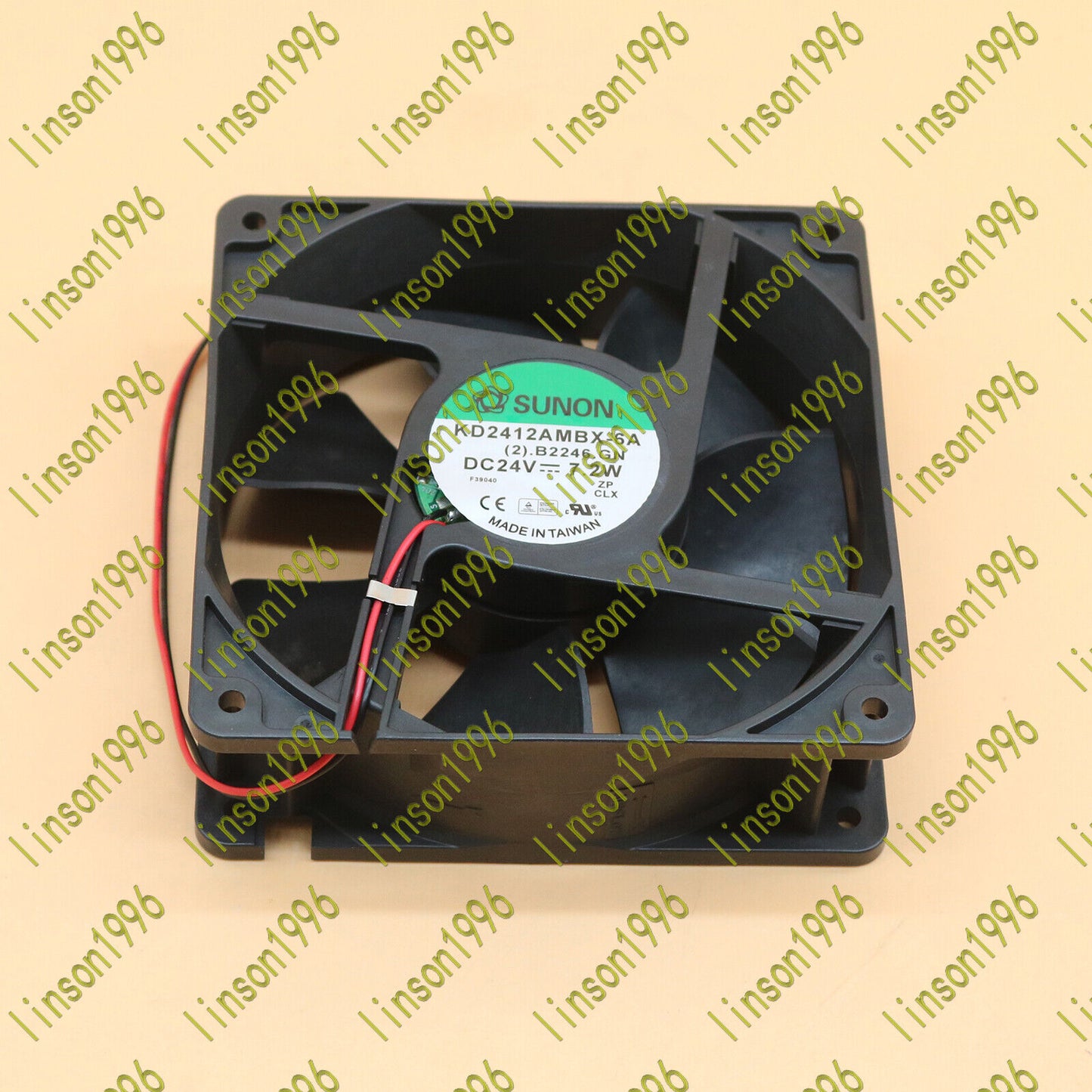 SUNON KD2412AMBX-6A 24V 7.2W Cooling Fan - SUNON