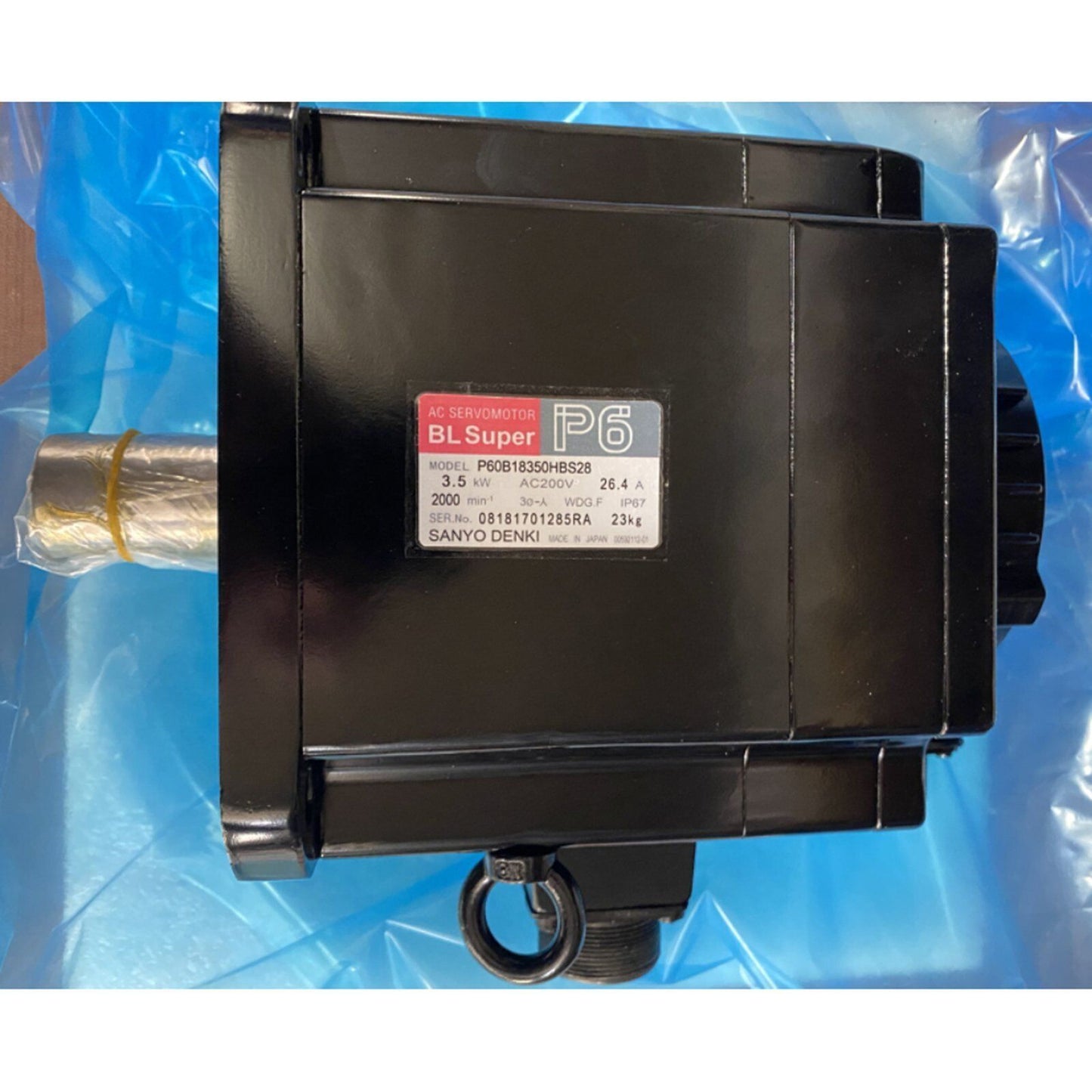 used 1PC For SANYO DENKI P60B18350HBS28 Servo Motor - SANYO DENKI