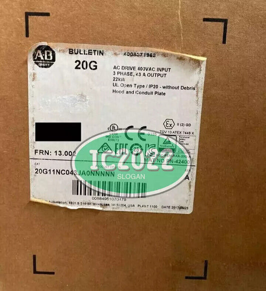 20G11NC043JA0N PowerFlex 700 AC Drive - UPS