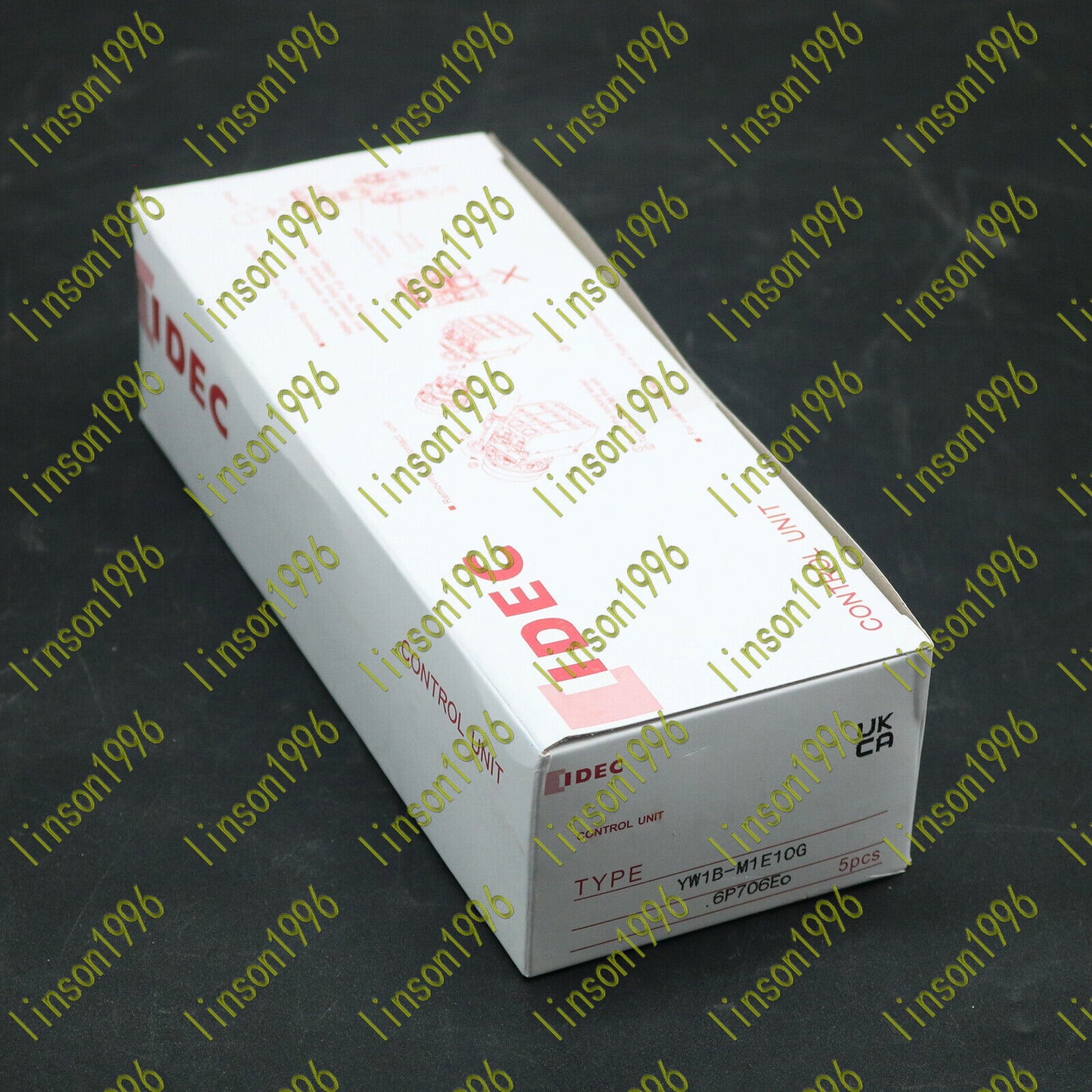 IDEK 5-Piece Push-Button Switch Green Spot Stocks - IDEK