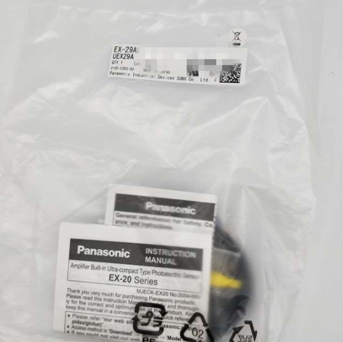 PANASONIC/SUNX Photoelectric Sensor EX-29A - PANASONIC/SUNX