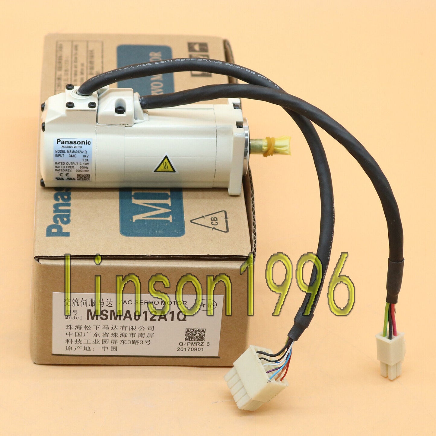 Panasonic AC Servo Motor MSMA012A1Q In Box One Year - PANASONIC
