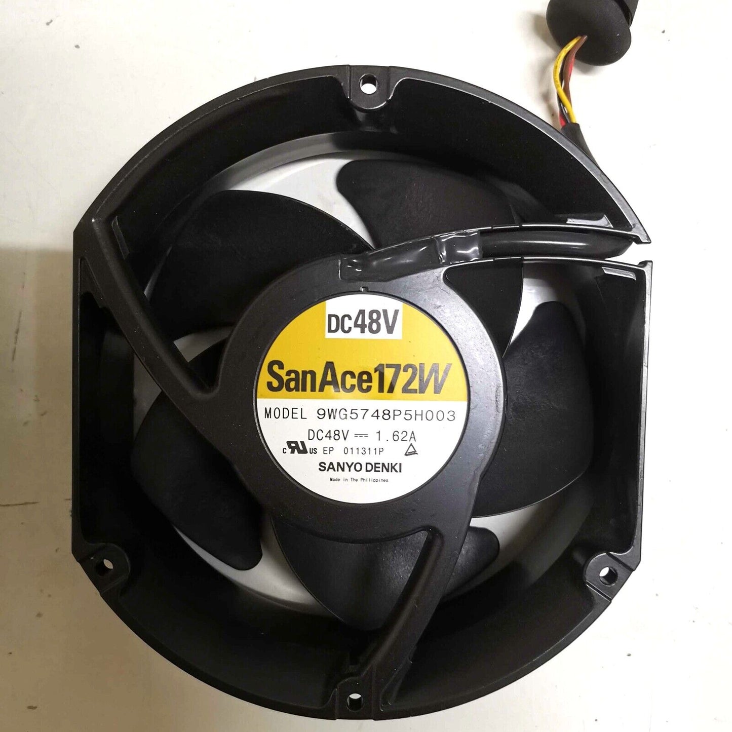 Sanyo DENKI 48V DC Cooling Fan 1.62A - SANYO DENKI