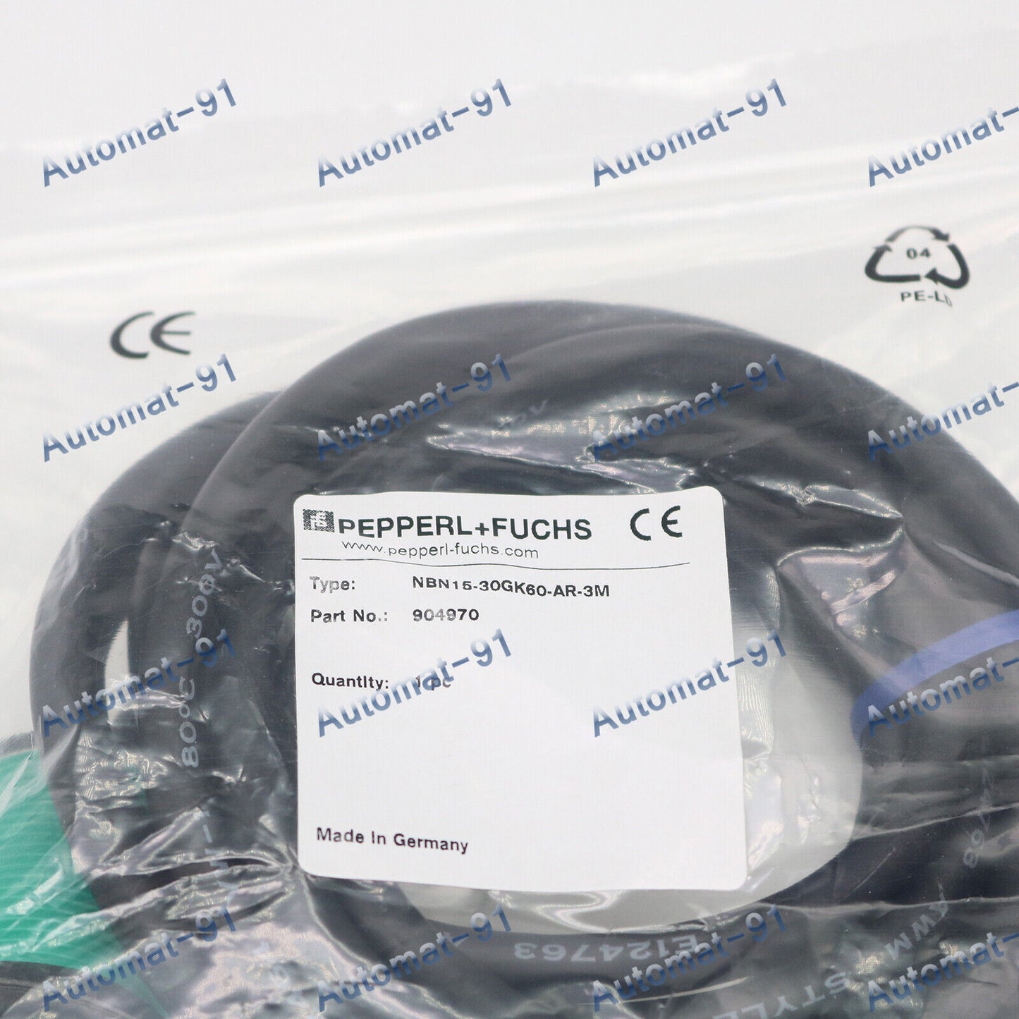 new 1PC For PEPPERL+FUCHS NBN15-30GK60-AR-3M Proximity Switch Sensor - PEPPERL+FUCHS