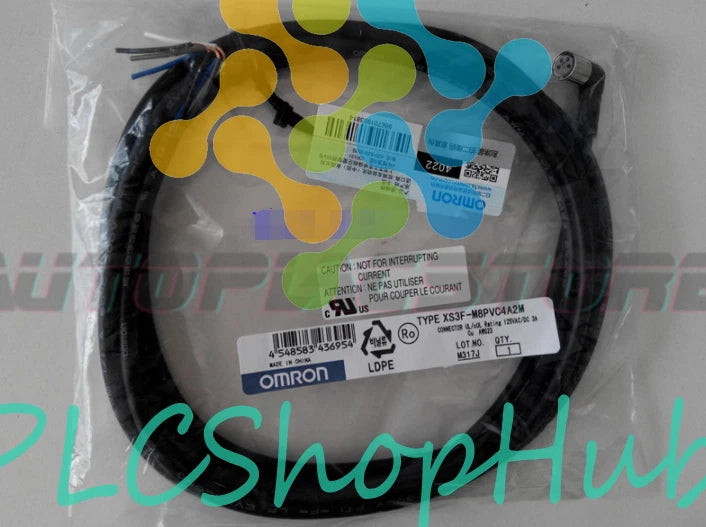 Omron XS3F-M8PVC4A2M Connect Cable One Free Shipping XS3FM8PVC4A2M