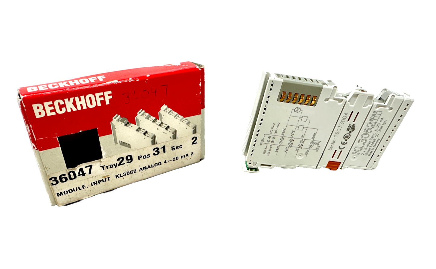 used Beckhoff KL3052 Analog Input Module - BECKHOFF