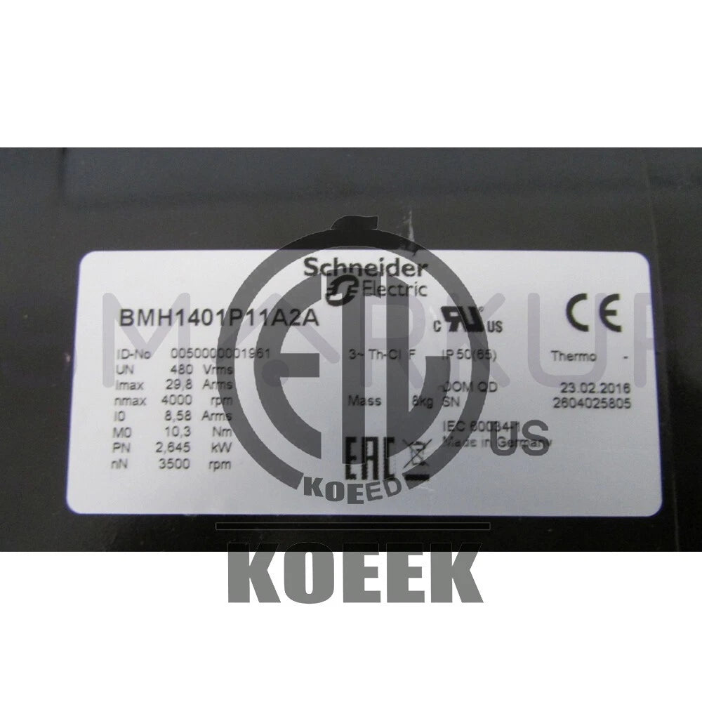 Tested SCHNEIDER BMH1401P11A2A Servo Motor