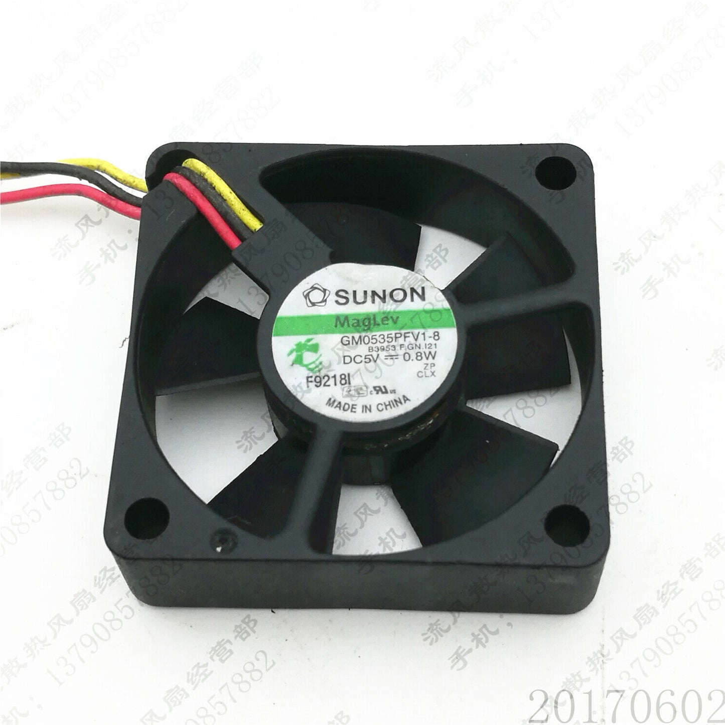 new SUNON GM0535PFV1-8 DC5V 0.8W 35*35*10MM 3wire Maglev cooling fan