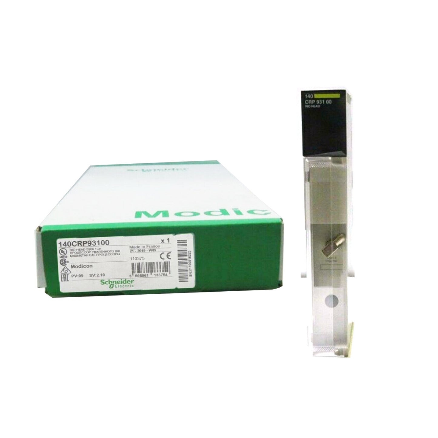 SCHNEIDER 140CRP93100 Modicon RIO Head Module | High-Performance Modicon Module for Process Control | Reliable and Efficient Modicon Head Module for Industrial Applications - SCHNEIDER