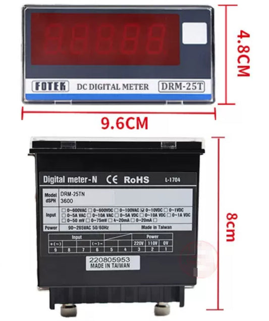 1PC Fotek DRM-25TN DRM25TN Digital Scale Meter In Box Free Ship