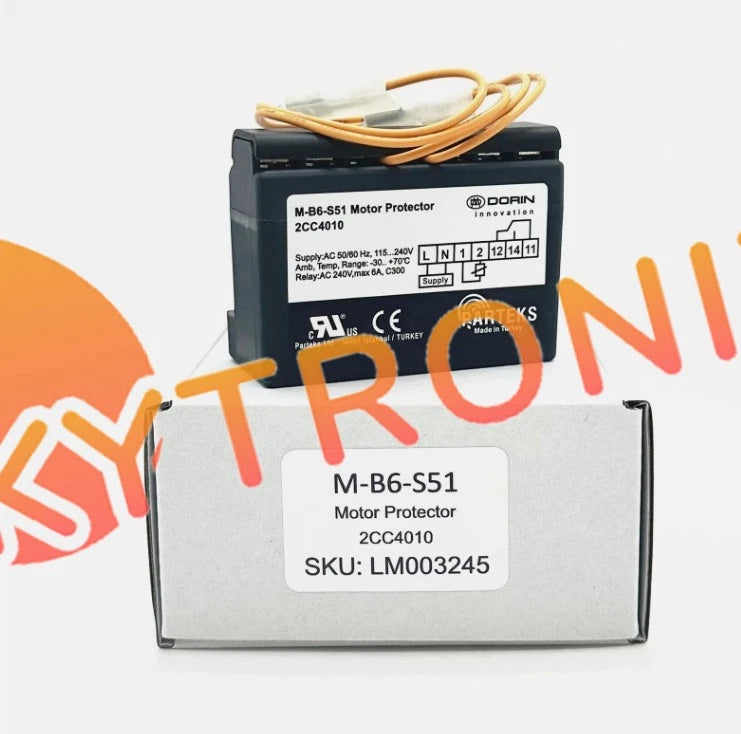 DORIN Compressor Motor Protector PARTEKS Temperature Protector M-B6-S51 2CC4010