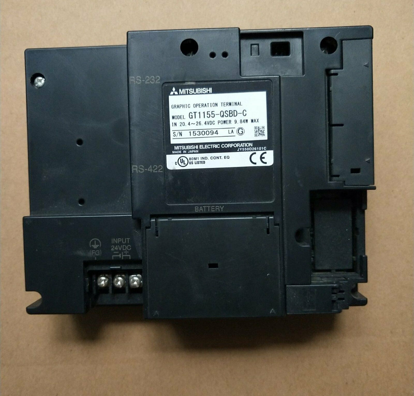 used Mitsubishi HMI GT1155-QSBD tested in good condition - MITSUBISHI