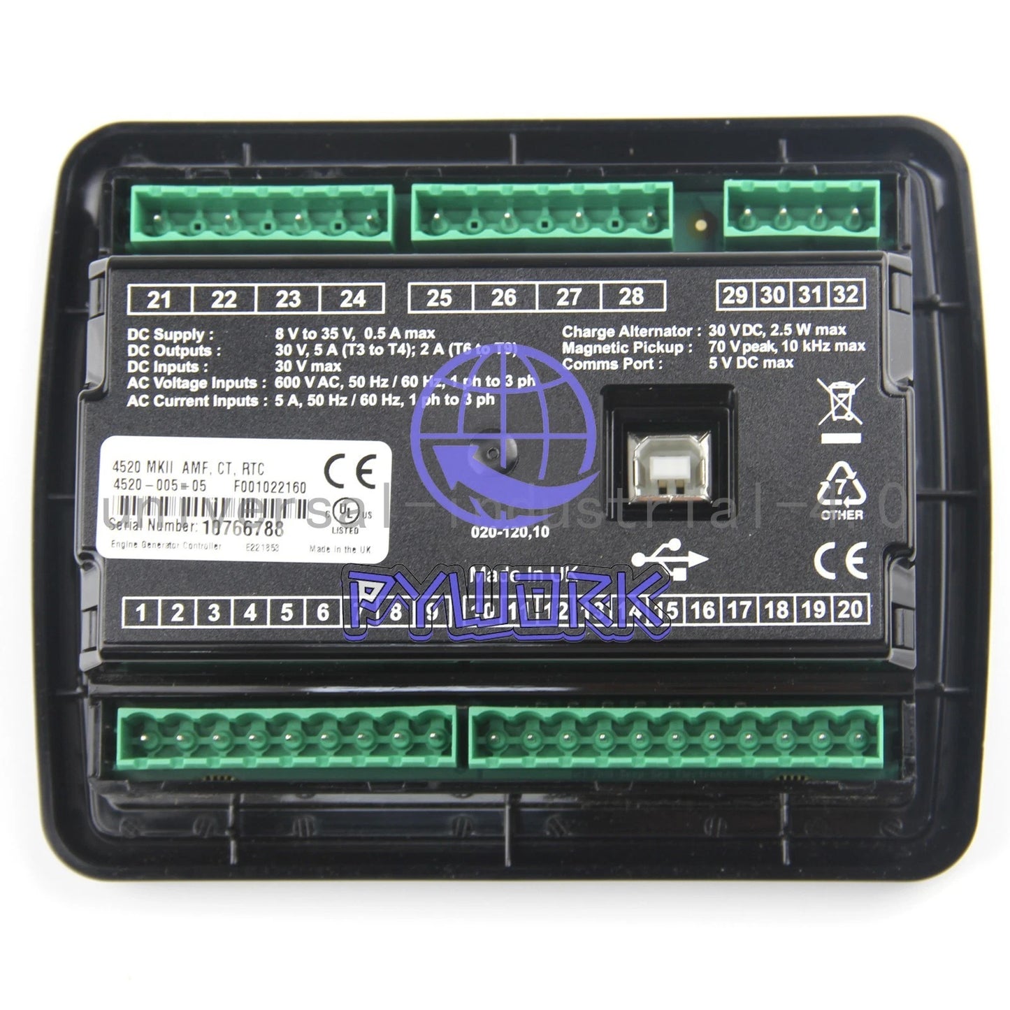 DSE4520 Genset Control Panel Generator Controller DSE4520MKII For Deep Sea