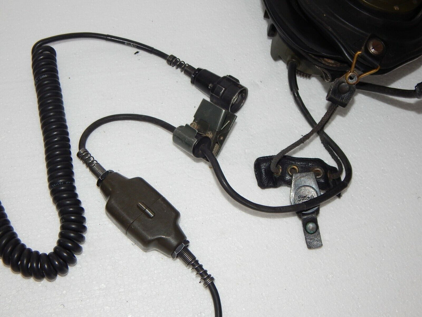 Used TELEMIT Radio Set Headphones Tank Tank Driver - KOEED