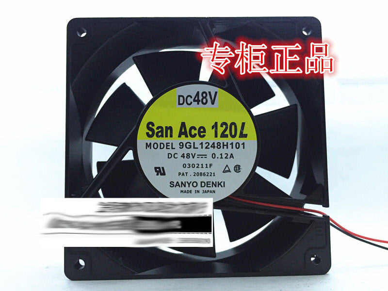 Sanyo 9GL1248H101 12CM DC 48V 0.12A inverter cooling fan