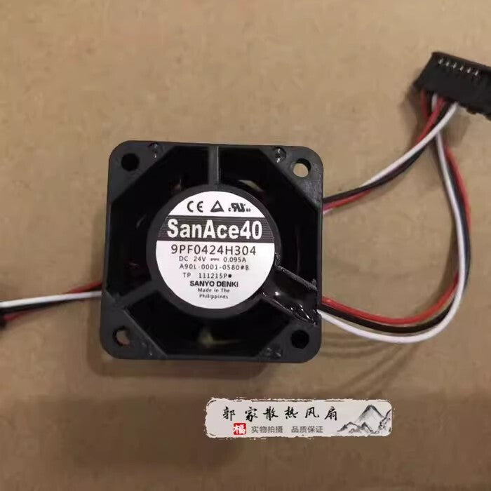 Sanyo 9PF0424H304 A90L-0001-0580#B DC24V 0.095A Cooling Fan
