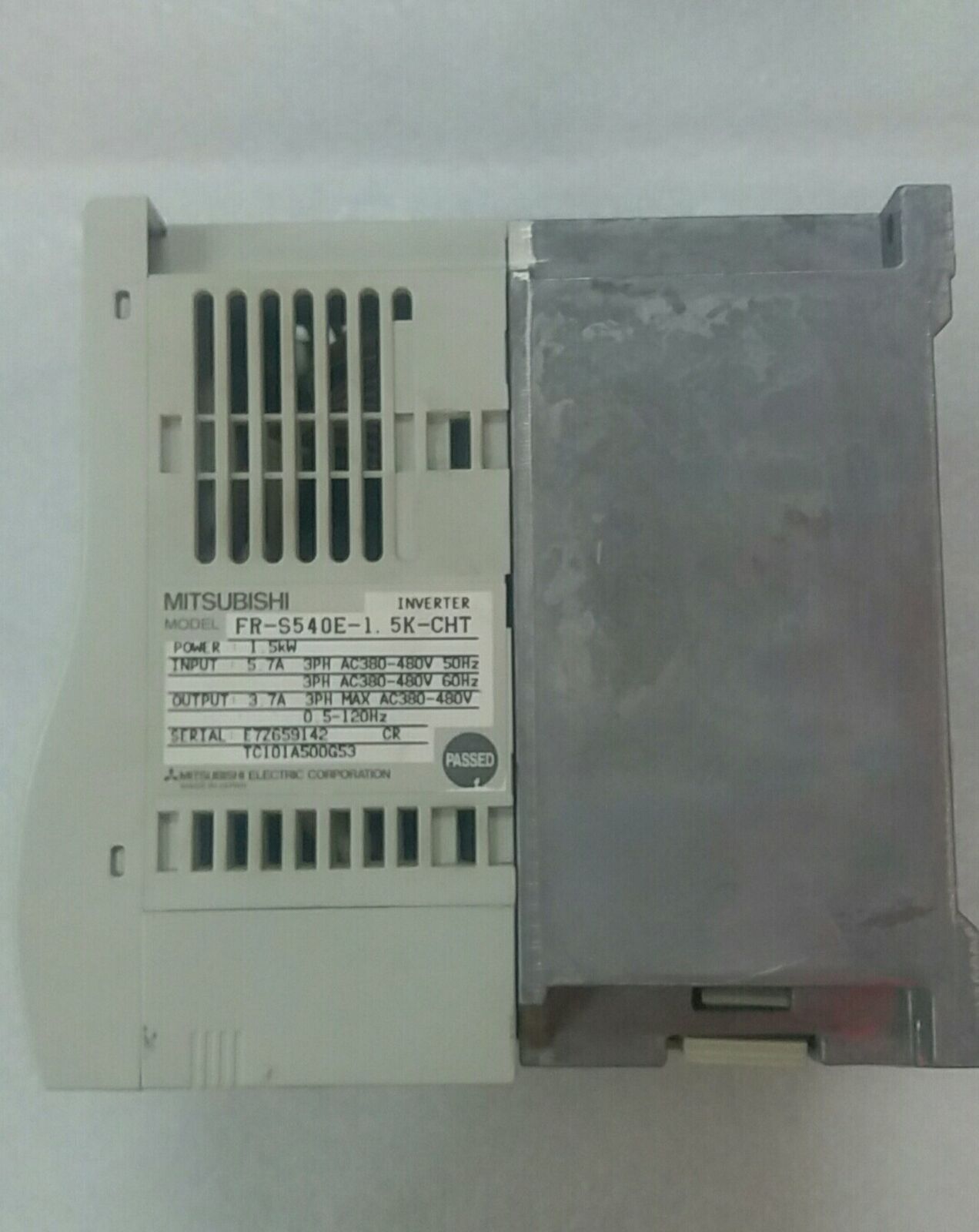 Used Mitsubishi Inverter FR-S540E-1.5K-CHT FRS540E1.5KCHT Fully Tested - MITSUBISHI