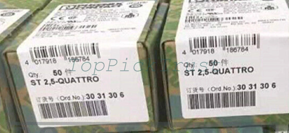 50pcs Phoenix Contact Connecting terminal ST 2,5-QUATTRO 3031306