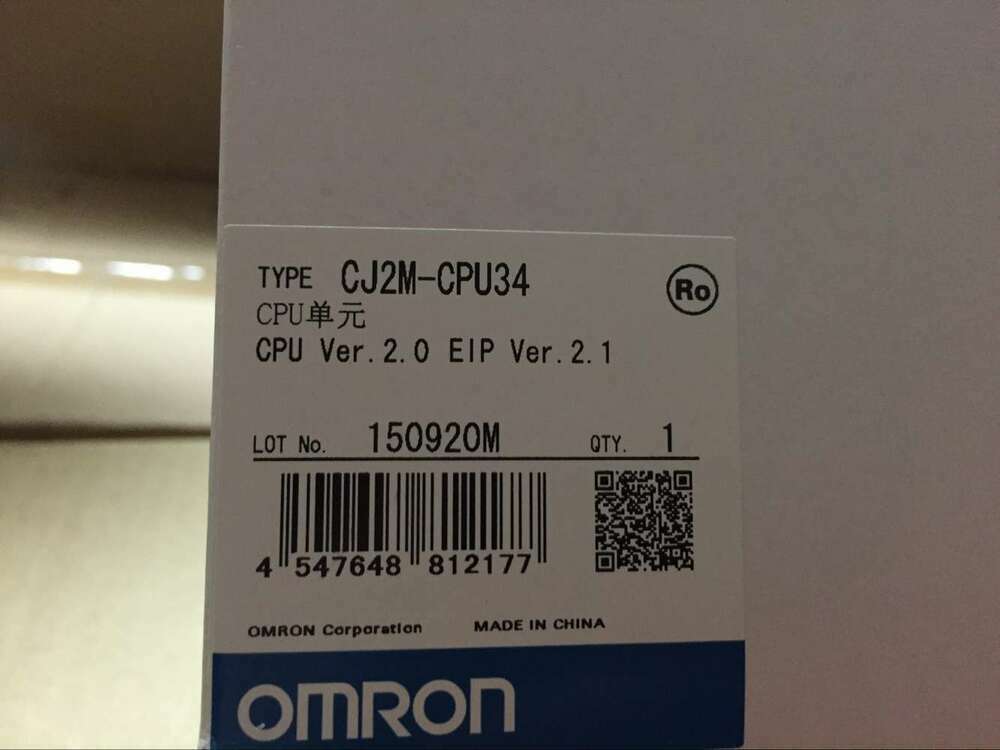 new 1PC OMRON CJ2M-CPU34 PLC CJ2MCPU34 IN BOX PING - OMRON