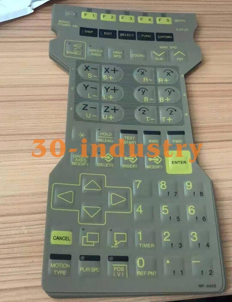 Membrane Keypad for Yaskawa Robot Teach Pendant NK-000E - Protective Film - YASKAWA