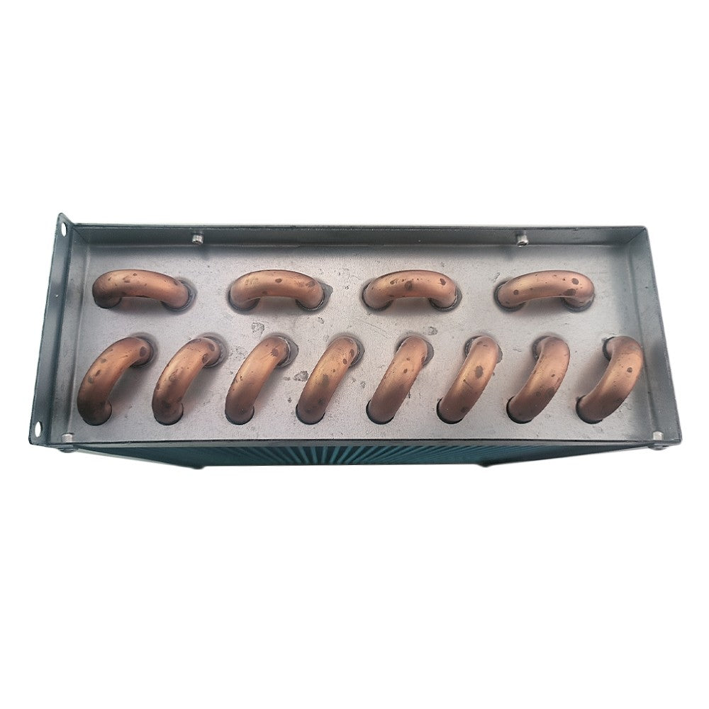 new Small Shell Condenser Radiator Air-Cooled Fan Copper Tube Heat Exchanger