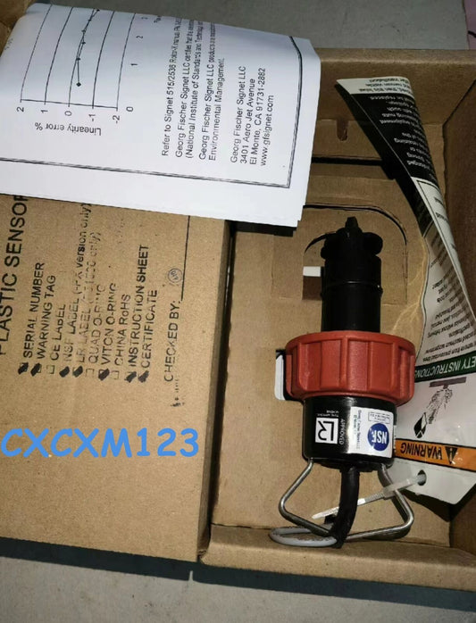new GF Signet P51530-P0 Type 515 Rotor-X Standard Mount Paddlewheel Flow Sensor# - GF SIGNET