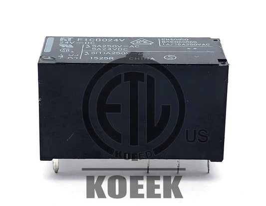 1Pc FUJITSU F1CD024V Power Relay 5A 250VAC 8Pins