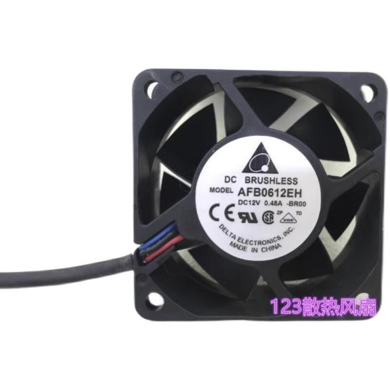 DELTA AFB0612EH-BROO 6025 DC12V 0.48A 6CM 3-Wire Cooling Fan