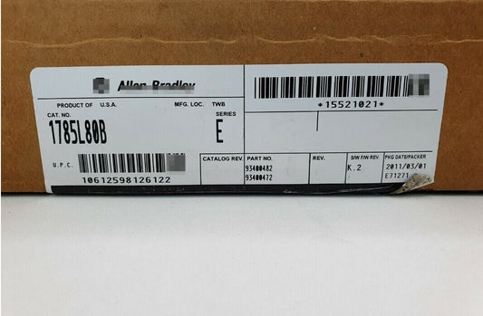 1785-L80B Allen-Bradley Rev K01 Rev D PLC-5 Processor - ALLEN-BRADLEY