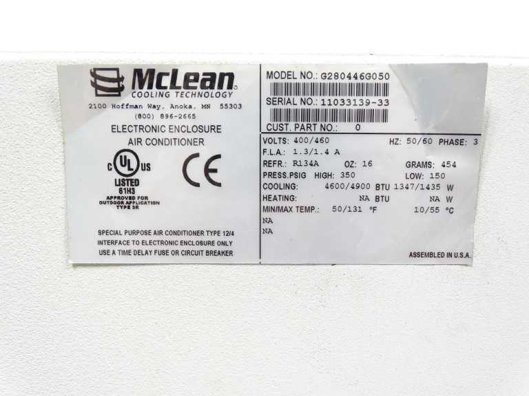 Hoffman G280446G050 Cooling Unit - HOFFMAN