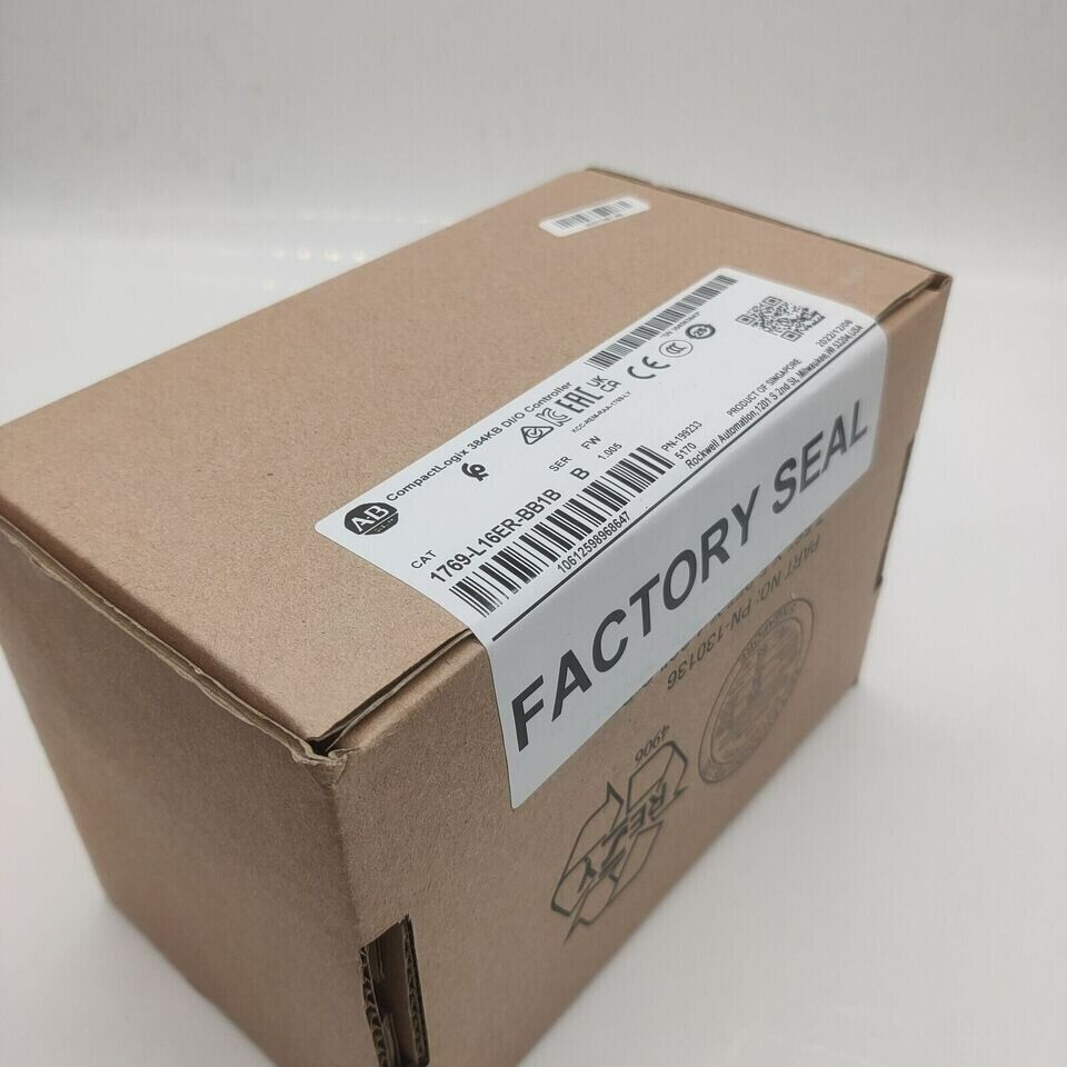New Factory Sealed AB 1769-L16ER-BB1B CompactLogix 384KB Controller - COMPACTLOGIX