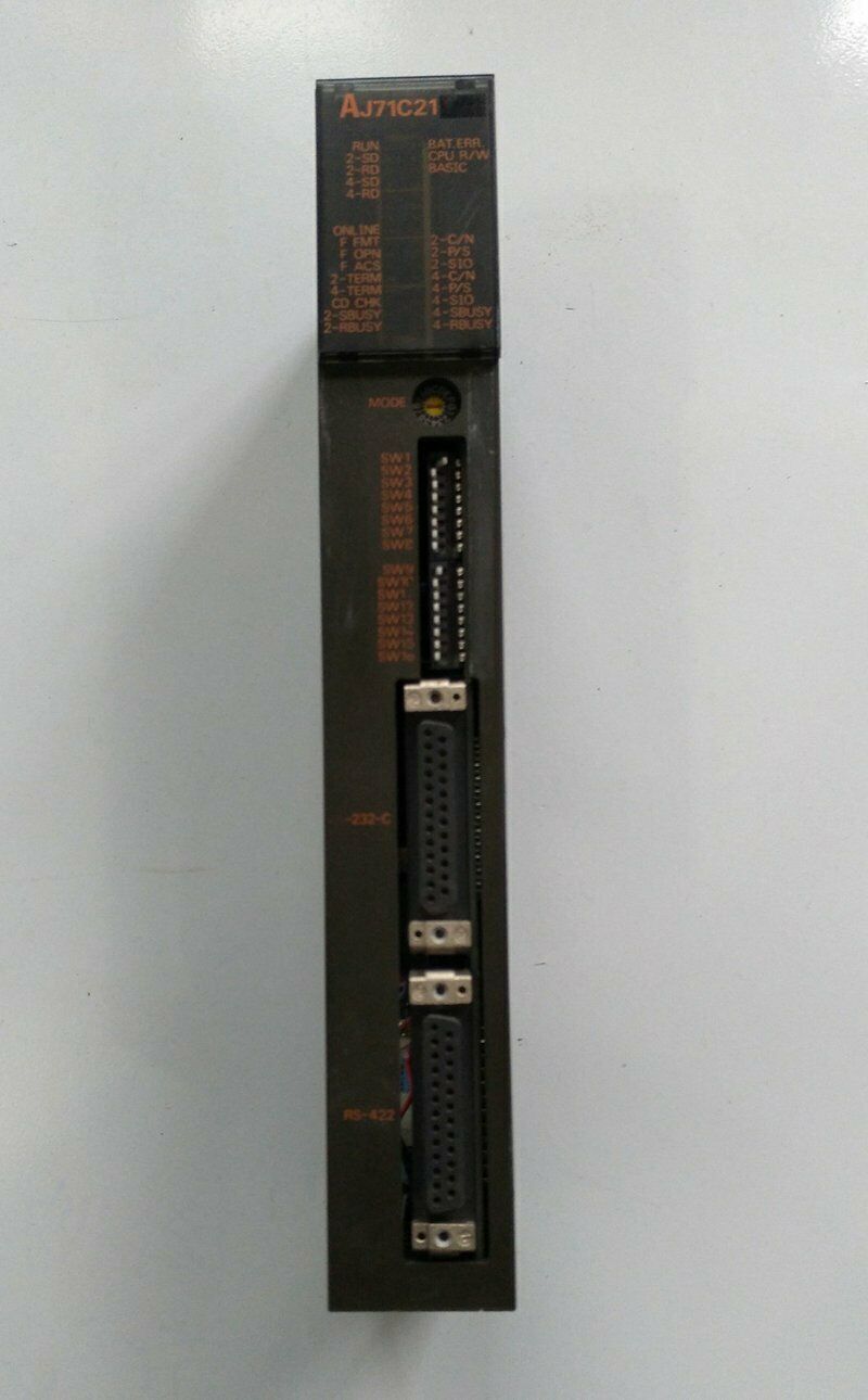 Used Mitsubishi AJ71C21 Programmable Controller In Good Condition Mitsubishi AJ71C21 Controller, Good Condition, Industrial Use - MITSUBISHI